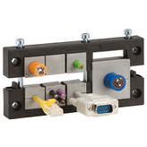 KEL 24/10 ATEX, Cable Entry Frame ATEX 147 x 58 mm IP54 Ex No. of grommets=1, Icotek