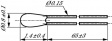 B57540G1103F005 NTC-резистор, закругленный 10 kΩ