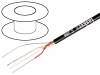 C286 WHITE, Кабель: микрофонный; 2x0,22мм2; спирально экранированный; OFC, Tasker