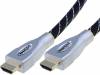 CG571W-050-PB, Кабель; HDMI 1.4; вилка HDMI, с обеих сторон; 5м; серо-черный, VCOM