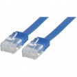 PB-FLUTP6-05-B Соединительный кабель, плоский RJ45 Cat.6 U/UTP 0.5 m синий