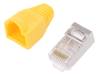 MP0022Y Вилка; RJ45; PIN:8; Кат:6; экранированный, в корпусе; Цвет: желтый