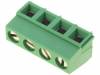 282836-4 Клеммник; 5мм; угловой 90°; 0,03?1,5мм2; Контактные группы:4