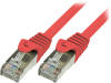 CP1084D Patch cord; SF/UTP; 5e; многопров; CCA; ПВХ; красный; 7,5м; 26AWG