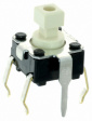 B3F-1150 Микропереключатель; 1; SPST-NO; 0,05A/24ВDC; THT; 0,98Н; 6x6мм
