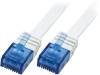 CF2031U Patch cord; U/UTP; 6; многопров; Cu; ПВХ; белый; 1м; 32AWG