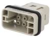 09120083001 Разъем: HDC; "папа"; Han Q; PIN:8; Compact; обжим