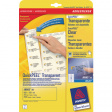 J8563-25 Address labels, 25 sheets/350 labels, 99.1 x 38.1 mm, Transp
