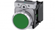 3SU1150-0AB40-1BA0 SIRIUS Act Push-Button Complete Metal, Glossy, Green, Green