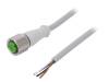 7014-12221-2140500, Соединительный кабель; M12; PIN: 4; прямой; 5м; вилка; 250ВAC, MURRELEKTRONIK