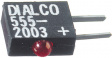 555-2003F PCB LED 2 mm round Red low current