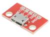 BOB-12035, Модуль: адаптер; USB B micro; Применение: создание прототипов, SparkFun Electronics