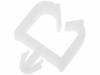 FIX-MWS-12, Держатель для проводов; полиамид; Внутр.шир:7,9мм; натуральный, FIX&FASTEN