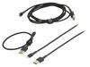 KABGCSET04 Кабель; USB 2.0; вилка Apple Lightning,вилка USB A; черный; 2,4А