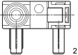 ASQ15410 Micro switch 0.10 ADC Plunger Sliding contacts 1 change-over (CO)