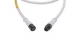 1300280028 Micro-Change (M12) Double-Ended Cordset 5 Poles Male (Straight) to Female (Straight) 22 AWG Gray DeviceNet 1m