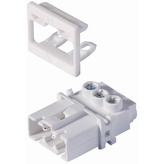 GST15I3S S1 U W SW, Panel-mount plug, protruding black, Wieland Electric