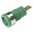 SEB 2620 F6,3 GREEN Safety socket diam. 4 mm Green CAT III