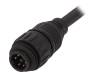 CA016 1A026 050 12 Разъем: круглый; вилка; PIN:7; "папа"; провода; IP65,IP67; 10А; 5м