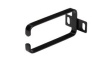 CMHOOK1UN 19" Server Rack Cable Management, D-Ring Hook, 1U, Steel, Black