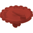 5034 RED Knurled head for trimmer PT 10 red