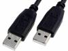 CAB-USB2AA/3-BK Кабель; USB 2.0; вилка USB A, с обеих сторон; Дл.кабеля:3м