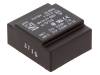 BV UI 21 0007 Трансформатор: залитый; 1ВА; 115/115ВAC; 21В; 21В; 23мА; 23мА; 50г