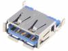 USB-A3-S-RA-SMT Гнездо; USB A; SMT; горизонтальный; Верс: USB 3.0; позолота