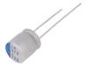 PLF0J471MCO6, Конденсатор: полимерный; 470мкФ; 6,3ВDC; ESR: 7мОм; PLF; THT; ±20%, NICHICON