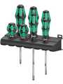 05008901001, Screwdriver Set, Slotted/Pozidriv, 2-Component, 7 Pieces, Wera Tools