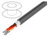 5004C SL001, Провод; многопров; Cu; Xtra Guard® 1; 4x22AWG; темно-серый; ПВХ, Alpha Wire