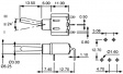 5236WADB Toggle Switch, On-On, Solder-In Pins, Bent Over Horizontally