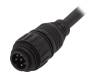 CA016 1A026 015 12 Разъем: круглый; вилка; PIN:7; "папа"; провода; IP65,IP67; 10А; 1,5м