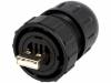 DCC-USBAB-150 Вилка; USB A; Data-Con-X; на провод; прямой; Верс: USB 2.0; 4,33мм