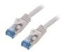 CQ4022S Patch cord; S/FTP; 6a; многопров; Cu; LSZH; серый; 500мм