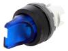 1SFA611212R1104 Переключатель: поворотный; 2; 22мм; синий; Подсвет: MLB-1; IP66