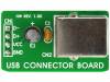 USB CONNECTOR Плата: переходная; USB B; Состав набора: макетная плата