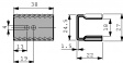 FK 225 SA-L 1 Радиатор: штампованный; U; черный; L: 38мм; W: 27мм; H: 22мм; 9,9К/Вт