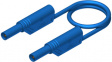 MLS SIL WS 50/1 blue Test lead diam. 4 mm Blue 50 cm 1 mm2 CAT II