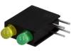 L-7104GE/1LY1LGD-RV, LED; в корпусе; Кол-во диод:2; 3мм; THT; желтый/зеленый; 1-2мкд, Kingbright