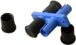STUDPHBRBEIGE FO adapter ST/ST MultiMode duplex