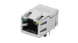 TMJ1011ABNL Industrial Connector, 10/100 Base-T, RJ45, Socket, Right Angle, Ports - 1, Conta