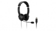 K33065WW Headset, Stereo, On-Ear, USB, Black