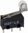 D2F-L2 Micro switch 3 AAC 2 ADC Roller lever Snap-action switch 1 change-over (CO)