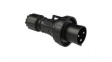 033-6XV CEE Plug POWER TWIST 3P 16mm² 63A IP67 230V Black