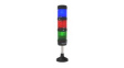 22118300010 Signal Tower Blue / Green / Red 100mA 35V BR 50 Stand Mount / Vertical Mount IP54 Screw