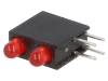 L-934EB/2ID LED; в корпусе; Кол-во диод:2; 3мм; THT; красный; 12-30мкд; 60°