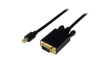 MDP2VGAMM15B Video Cable, Mini DisplayPort Plug - VGA Plug, 1920 x 1200, 4.5m