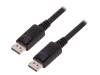 50447, Кабель; DisplayPort 1.2; вилка DisplayPort, с обеих сторон; 3м, QOLTEC