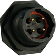 UTS7124PSCR Panel Mount Plug UTS Trim Trio UTS Poles=4 Plug Housing size12